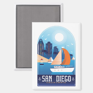 Stilvoll San Diego Magnet