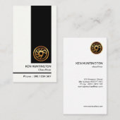 Stilvoll sauber Moderner Minimalistischer Chauffeu Visitenkarte (Vorne/Hinten)