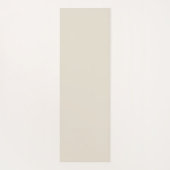 Stilvoll schick Beige Individuelle Name und Zitat Yogamatte (Rückseite)