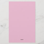 Stilvoll Schlicht, einfach, Beruflich und leicht r Briefpapier (Rückseite)