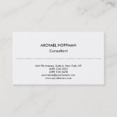 Stilvoll Schlicht schlicht Beruflich Visitenkarte (Vorderseite)