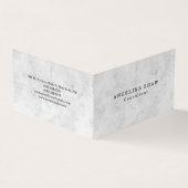 Stilvoll Schlicht Simple Gray Beruflich Visitenkarten (Vorderseite)