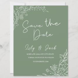 Stilvoll schlicht und elegant modern schlinggrün