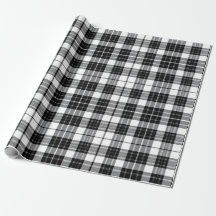 Stilvoll Schwarz-Weiß-Tartan Kariert