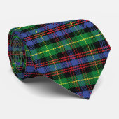 Stilvoll Scottish Tartan Pattern Green Blue Red Krawatte (Gerollt)