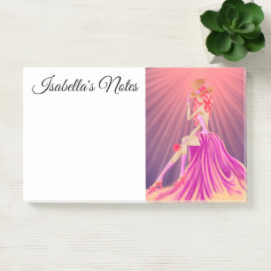 Stilvoll Steampunk Glamour Prom Queen Post-it Klebezettel