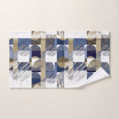 Stilvoll strukturiert geometrisch badhandtuch set (Handtuch)