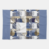 Stilvoll strukturiert geometrisch geschirrtuch (Horizontal)