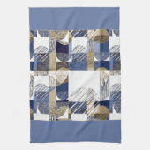Stilvoll strukturiert geometrisch geschirrtuch (Vertikal)