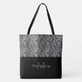Stilvoll strukturierte Mit Monogramm Tote Tasche (Vorderseite)