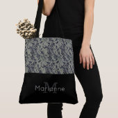 Stilvoll strukturierte Mit Monogramm Tote Tasche (Von Nahem)