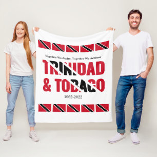 Stilvoll TRINIDAD TOBAGO Fleecedecke