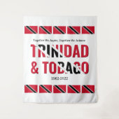 Stilvoll TRINIDAD TOBAGO Wandteppich (Vorderseite)