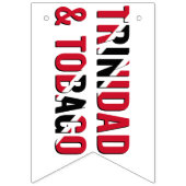 Stilvoll TRINIDAD TOBAGO Wimpelkette (Erste Fahne)