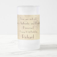 Stilvoll und humorvoll personalisiert 101. Geburts
