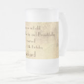 Stilvoll und humorvoll personalisiert 60. Geburtst Mattglas Bierglas (VorderseiteRechts)