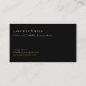 Stilvoll und modern Beruflich Visitenkarte (Vorderseite)