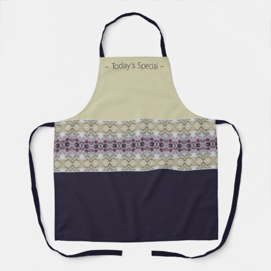 Stilvoll und modern Gemustert Schürze (Vorderseite)
