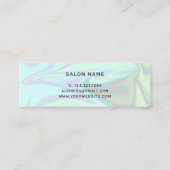 Stilvoll und modern mini visitenkarte (Rückseite)