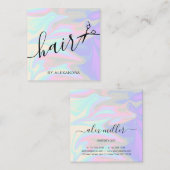 Stilvoll und modern quadratische visitenkarte (Vorne/Hinten)