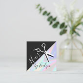 Stilvoll und modern quadratische visitenkarte (Stehend Vorderseite)