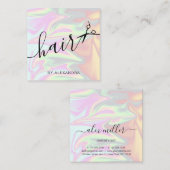 Stilvoll und modern quadratische visitenkarte (Vorne/Hinten)