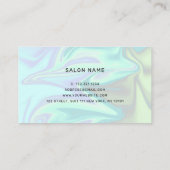 Stilvoll und modern visitenkarte (Rückseite)