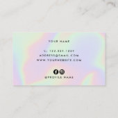 Stilvoll und modern visitenkarte (Rückseite)