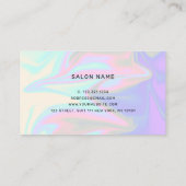 Stilvoll und modern visitenkarte (Rückseite)