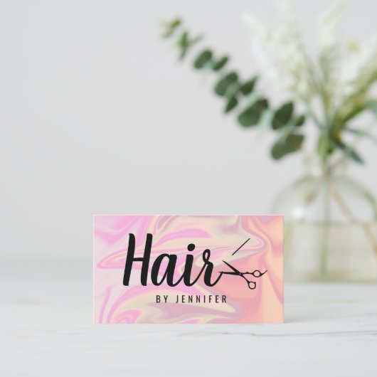 Stilvoll und modern visitenkarte (Stehend Vorderseite)