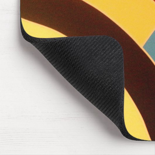 stilvoll und modern Zickzack Mousepad (Ecke)