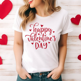 Stilvoll und trendig gelobter Valentinstag in Rot T-Shirt