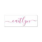 Stilvoll und trendy Pink Minimalistisch Girly Permastempel (Design)