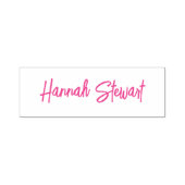 Stilvoll und trendy Pink Minimalistisch Girly Permastempel (Design)