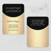 Stilvoll und trendy visitenkarte (Vorne/Hinten)