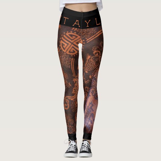 Stilvoll und trösten Sie alle in einem Leggings (Vorderseite)