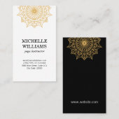 Stilvoll verkleidetes natürliches Muster Visitenkarte (Vorne/Hinten)