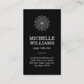 Stilvoll verkleidetes natürliches Muster Visitenkarte (Vorderseite)