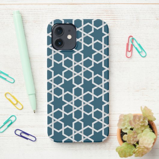 Stilvoll Verziertes Gehäuse - elegant & modern iPhone Hülle (Auf dem Schreibtisch)