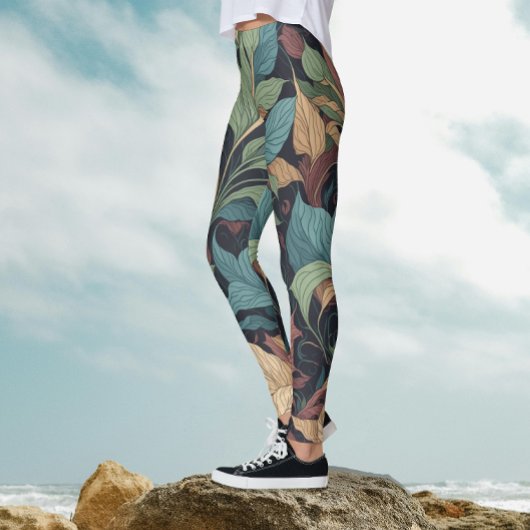 Stilvoll Viktorianisches, faszinierendes botanisch Leggings