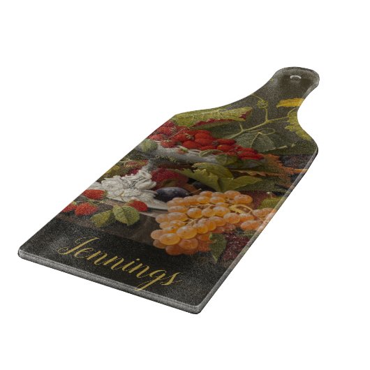 Stilvoll Vintag Mit Monogramm Schneidebrett (Ecke)