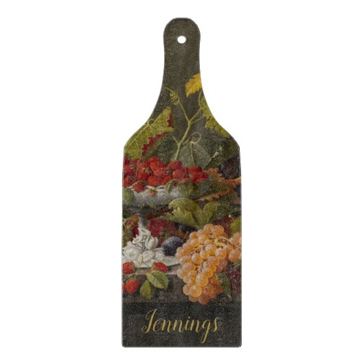 Stilvoll Vintag Mit Monogramm Schneidebrett (Vorderseite)