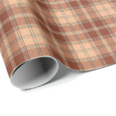 Stilvoll Vintages Kariertes Prüfmuster Geschenkpapier (Rolleneckpunkt)