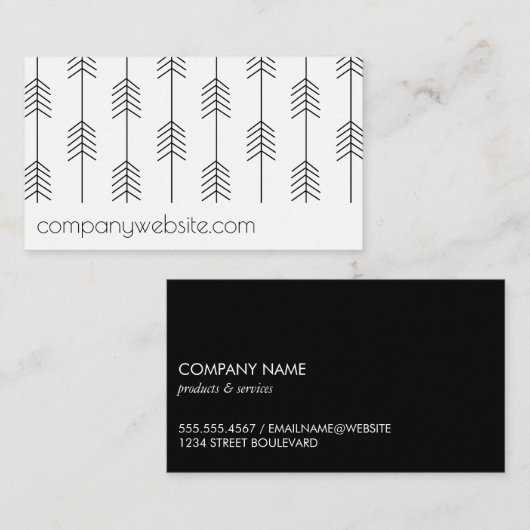 Stilvoll Visitenkarte (Vorne/Hinten)