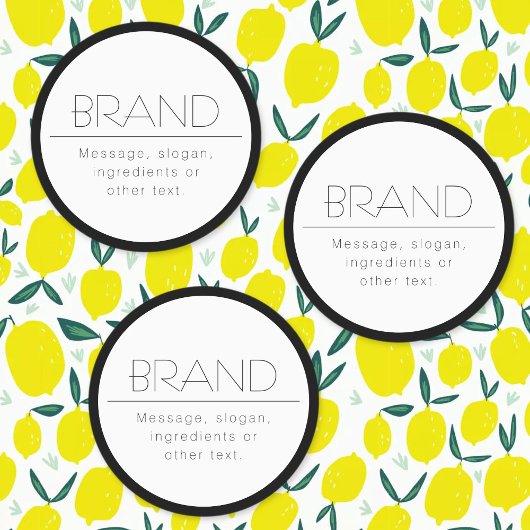 Stilvoll wasserdicht Minimalistisch Etiketten