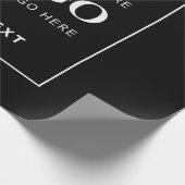 Stilvoll, zeitgemäß, poliert und anpassbar geschenkpapier (Ecke)