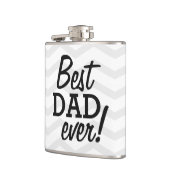 Stilvoll Zickzack Flachmann (Links)