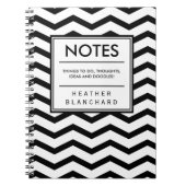 Stilvoll Zickzack Notizblock (Vorderseite)