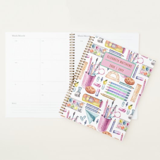 Stilvoll zurück zu den Schulvorräten Mustername We Planer (Anzeige)