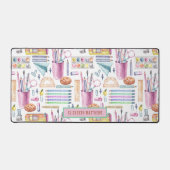 Stilvoll zurück zu den Schulvorräten Mustername We Schreibtischunterlage (Vorderseite)